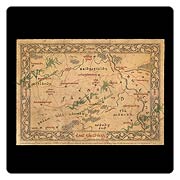The Hobbit An Unexpected Journey Map of East Farthing Art Print